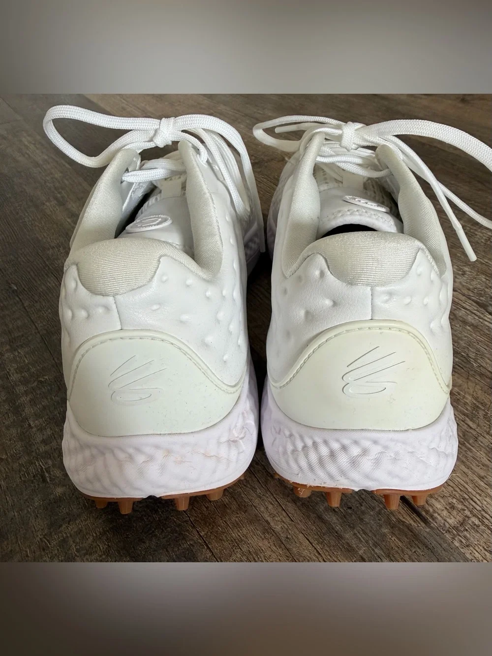 Under Armour men’s size 11 Curry 1 Golf shoe spikeless in white